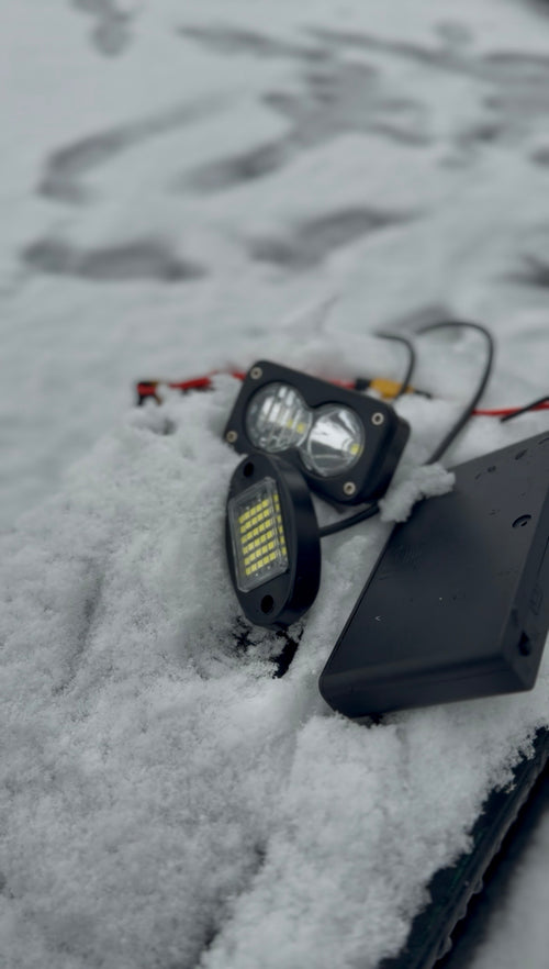 Battery powered Baja & rock light kit